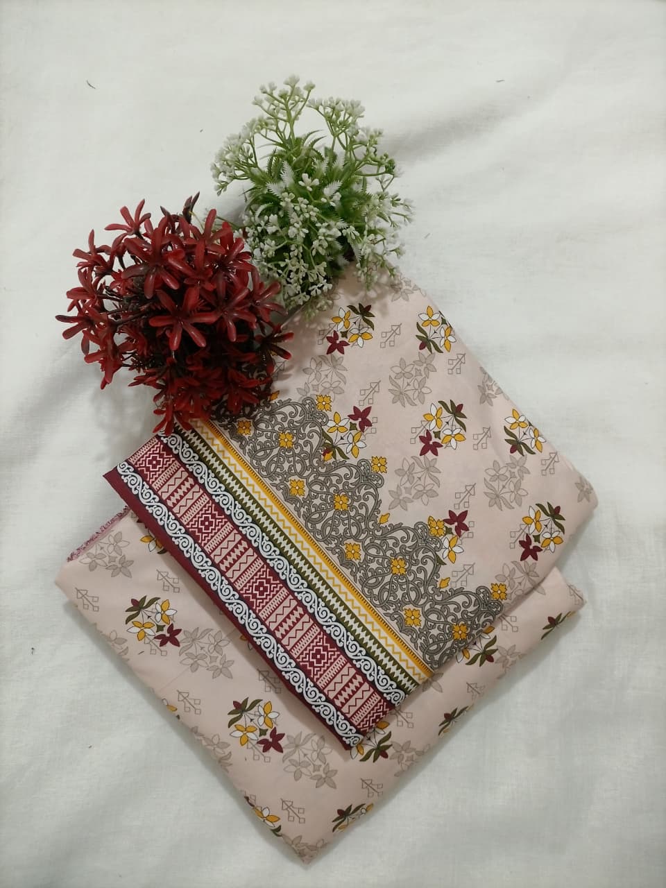 FLORAL PRINTED 2PC D-104