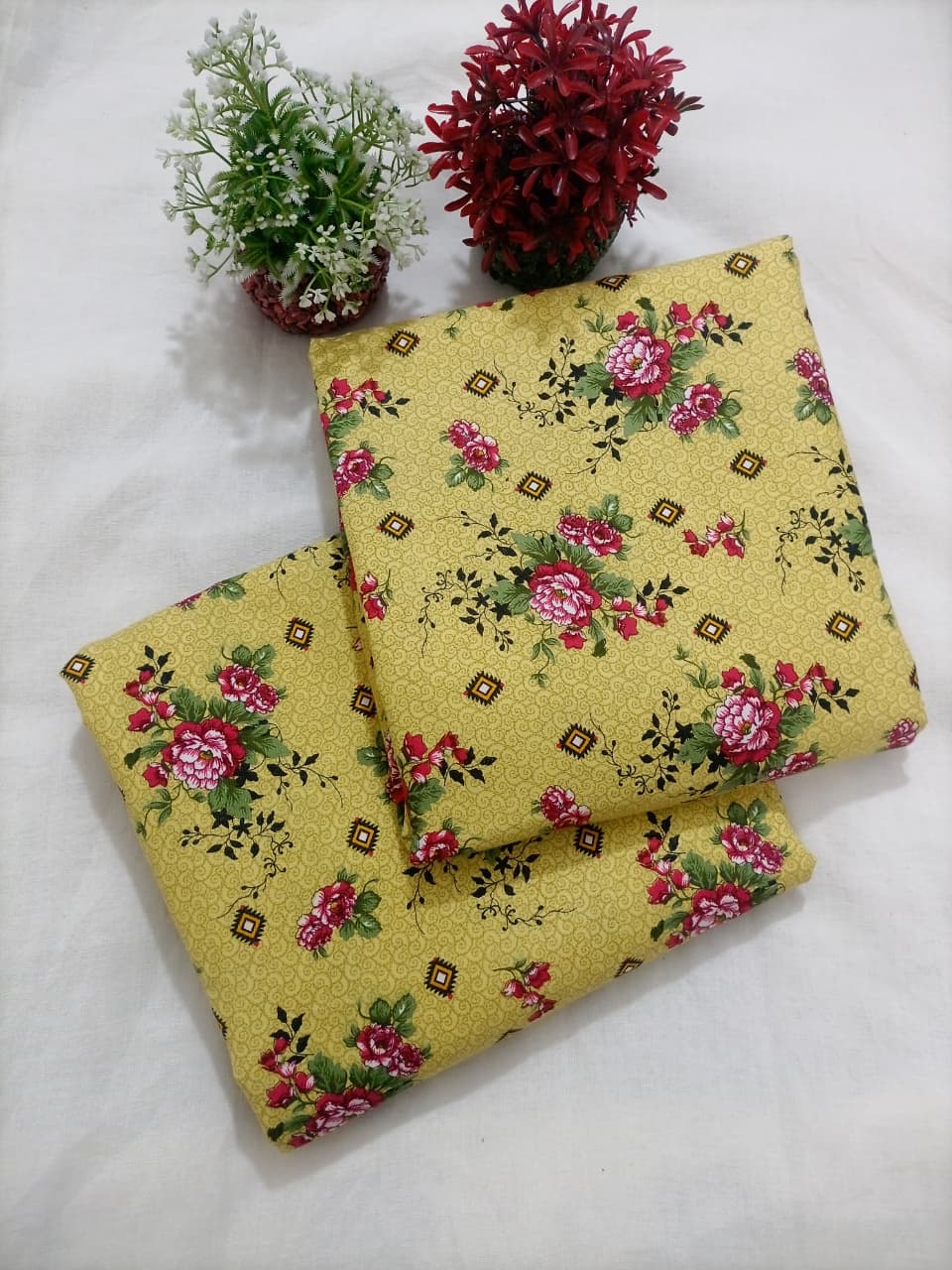 FLORAL PRINTED 2PC D-36