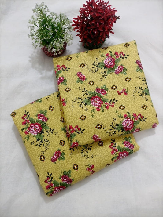 FLORAL PRINTED 2PC D-36