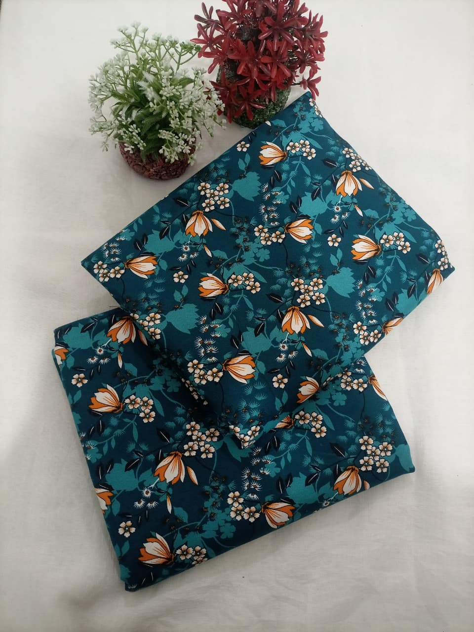 FLORAL PRINTED 2PC D-32